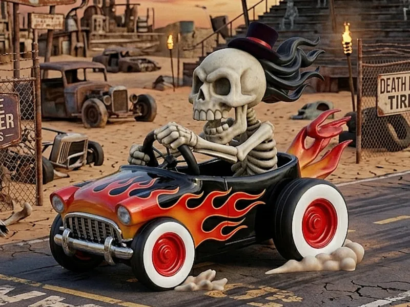 HOTROD MONSTER - SKELETON