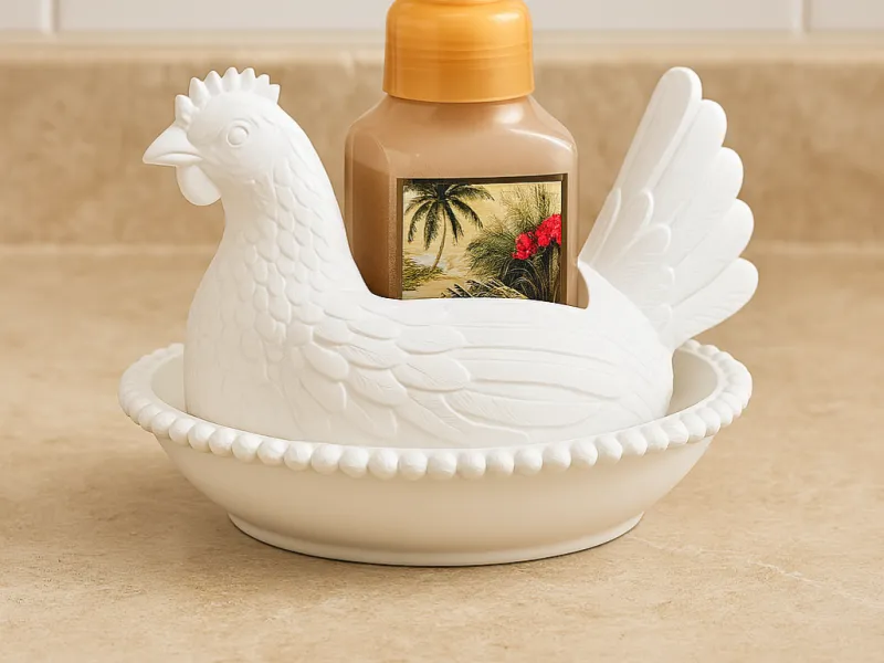 HEN ON A NEST BATH BODY WORKS SOAP HOLDER