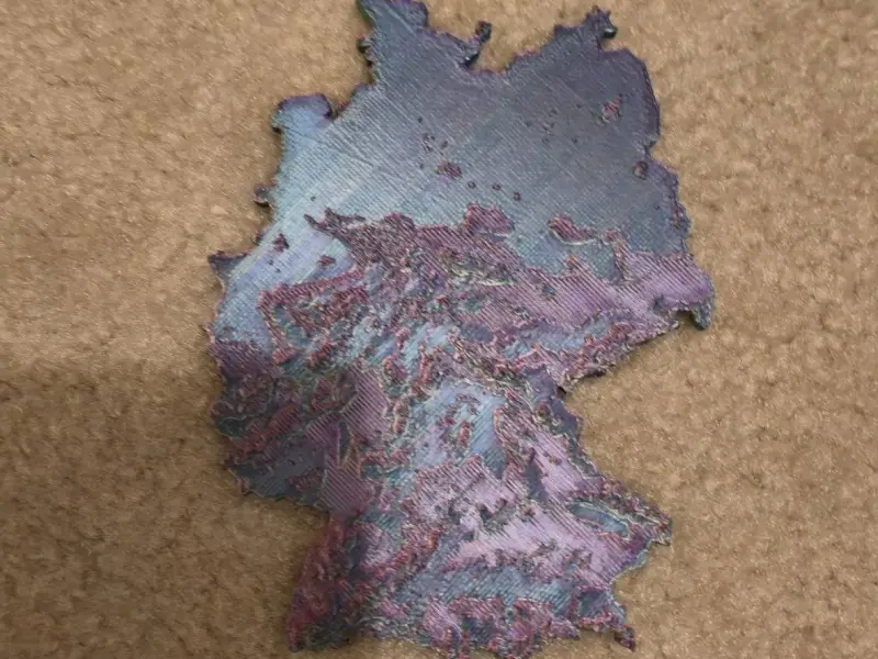 Map of Germany (Karte von Deutschland)