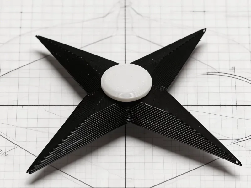 Juguete Antiestrés - Spinner Fidget Estrella Ninja