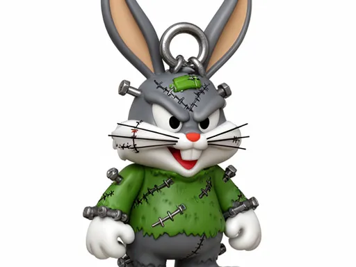 Bugs Bunny Frankenstein Ring Figure