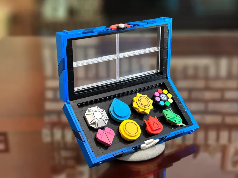 Подставка для коллекции значков Lego Pokémon (#40892)