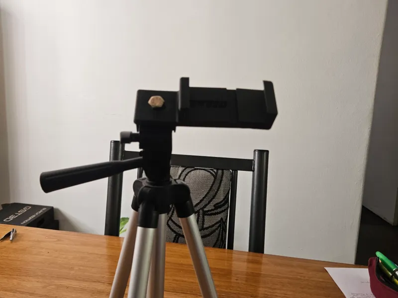 Soporte para celular para atril fotografico