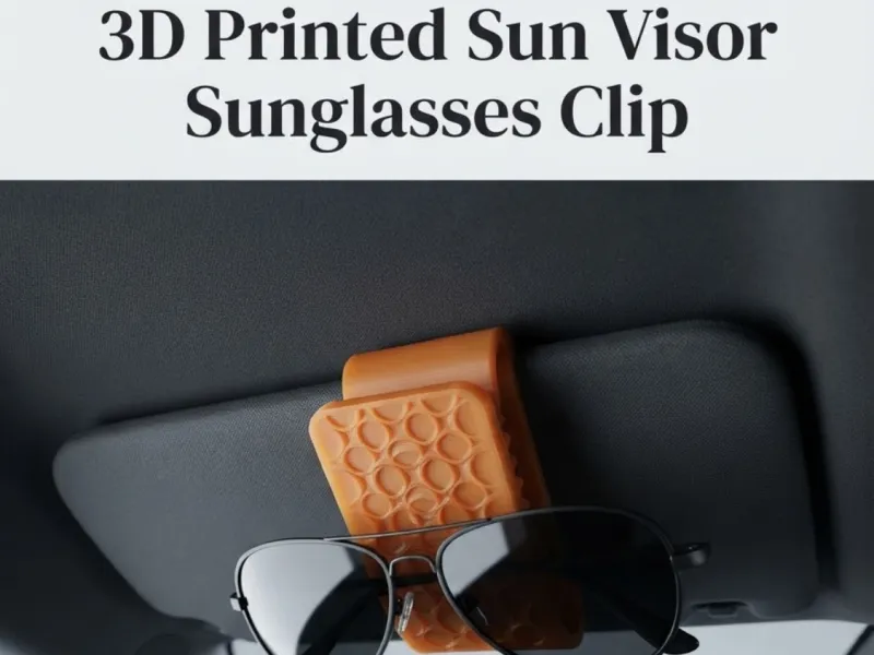 Sonnenbrillenhalter für die Auto-Sonnenblende