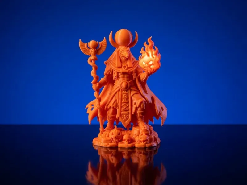 Modelo de mago/divindade no estilo egípcio antigo