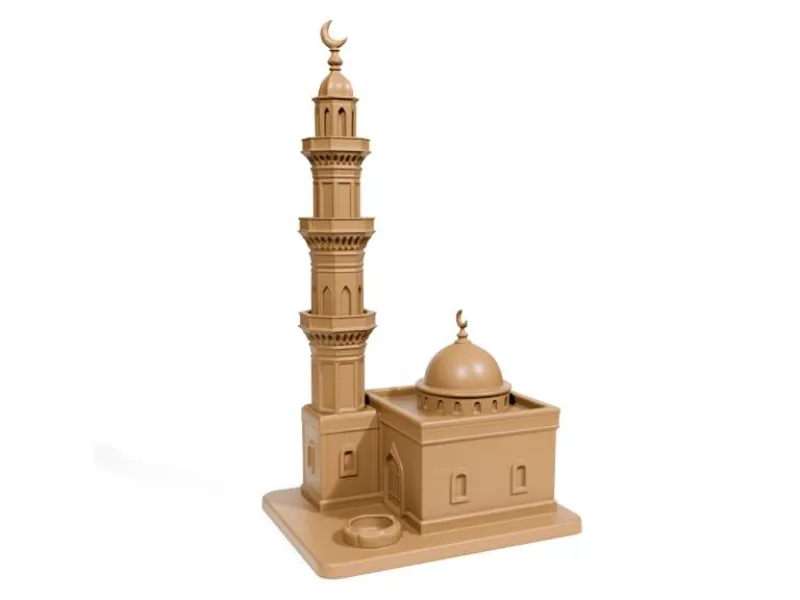 Mosque and minaret