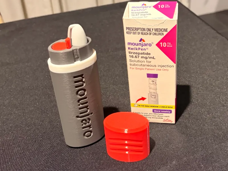 S3D Lilly Mounjaro KwikPen＆ニードル 旅行・収納ケース