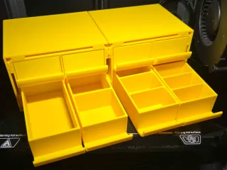 Stackable Modular Drawer Organizer with Optional Covers