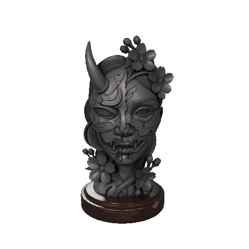 Oni geisha demons Bust
