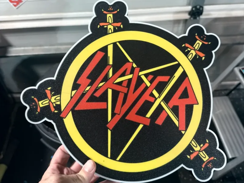thrash metal attitude with Slayer LED Lightbox