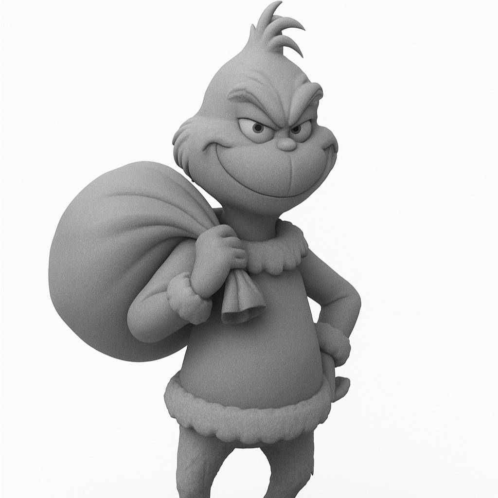 Slice Rinch 3D Printer Files | 3MF File | Grinch | Creality Cloud