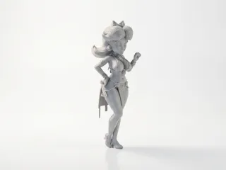 Princess Figurine Female Character 3D Printable