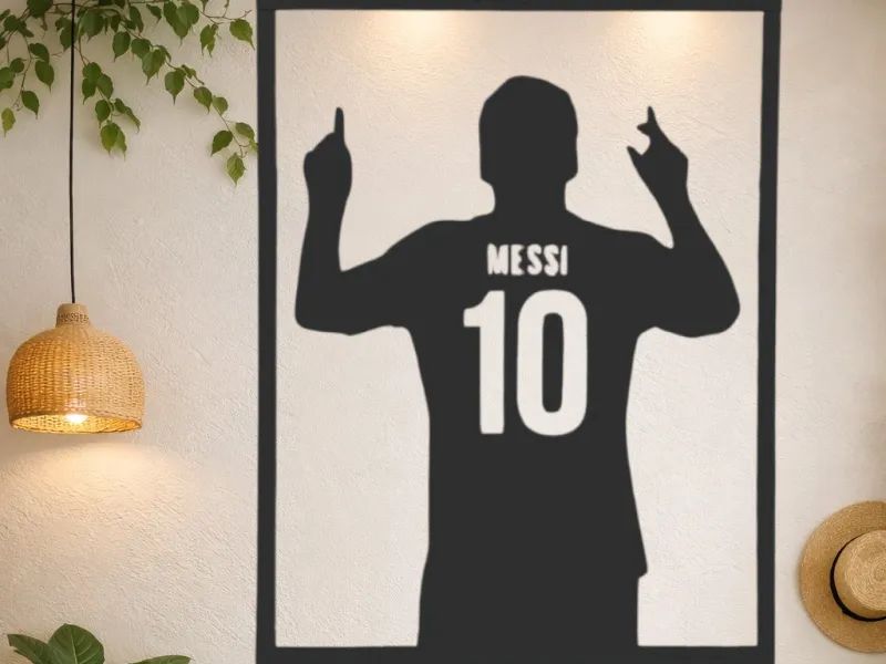 silueta messi
