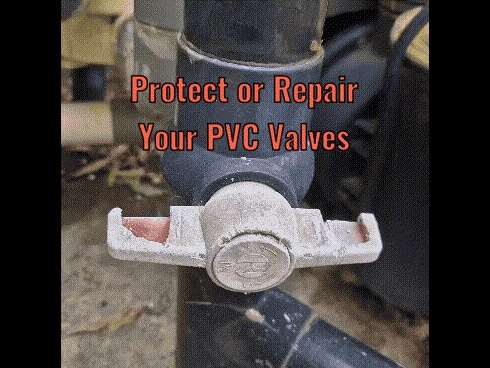 غطاء صمام لمقبض الصمام الكروي PVC