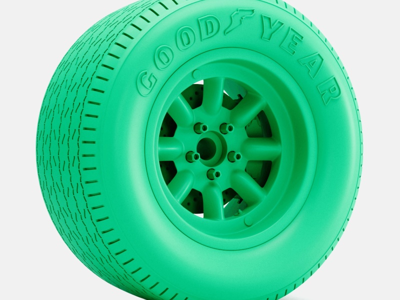 Колесо Minilite 15x10, шина Goodyear Blue Streak