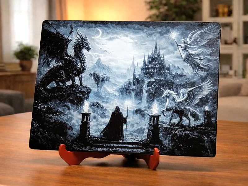 Fantasy Landscape - Dragon - HueForge
