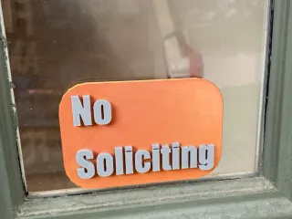 no soliciting