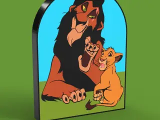 Scar & Simba Lightbox