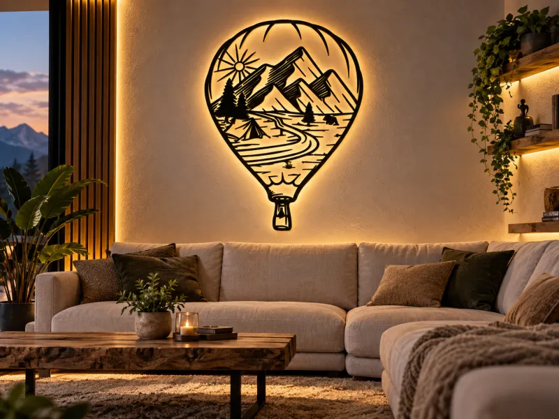 WallArt Balloon Nature