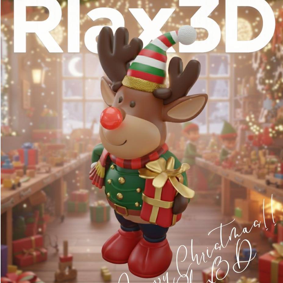 Christmas Rudolph Gift Decoration