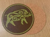 Irish Celtic Boar Coaster-0