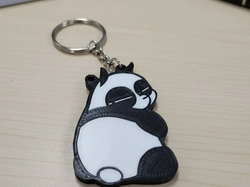 Keychain Panda - Ranma 1/2