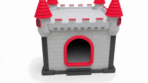 Crazy Big and Cute Pet House / Cat Castle, One of a Kind !!!-0