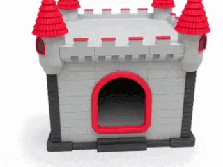 Crazy Big and Cute Pet House / Cat Castle, One of a Kind !!!