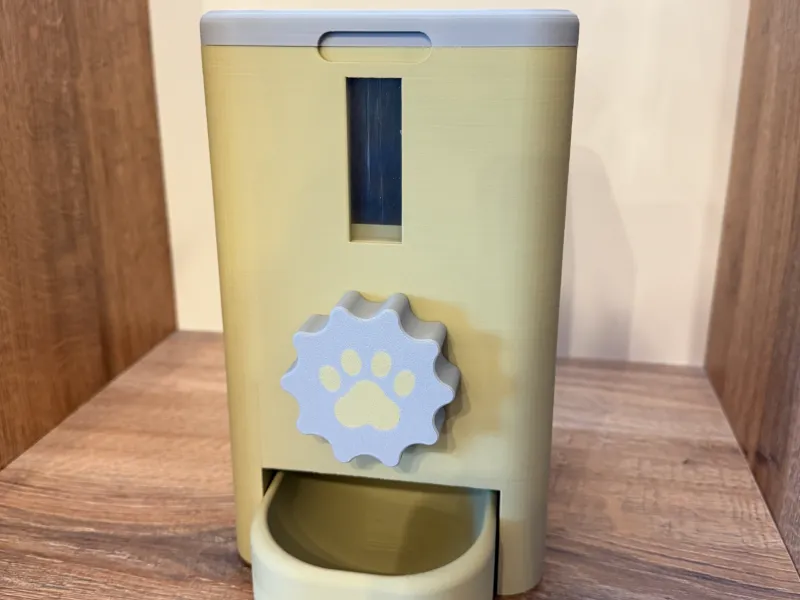 Dispensador con diseño de huella – Dispensador manual de premios para mascotas