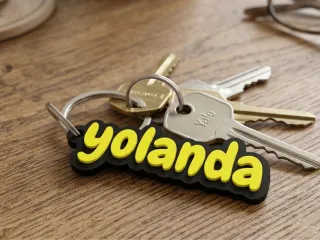 Llavero con el nombre yolanda