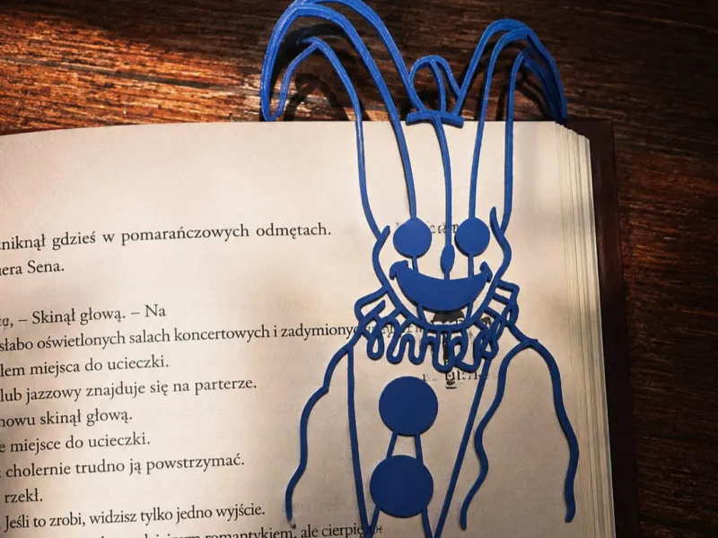Jester Book Clip – 3D Printed Bookmark