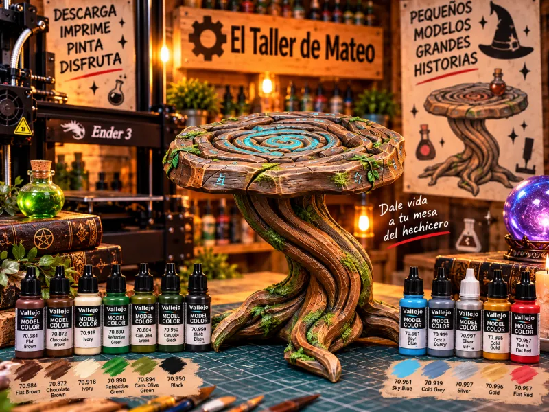 mesa del hechicero