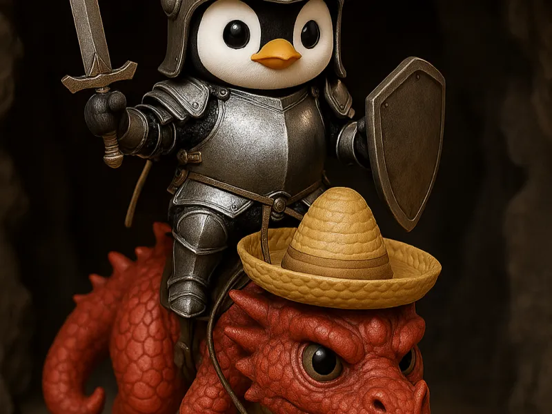 Knight Penguin & Dragon Buddy