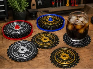 Saw Blade Coasters