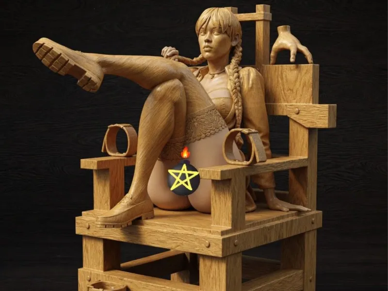 Wednesday statuette