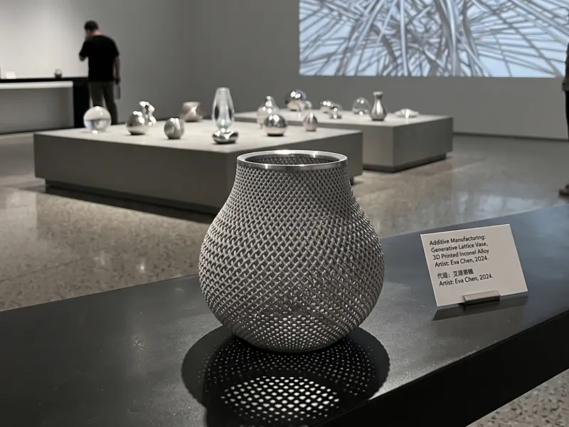 Vase torsadé tressé
