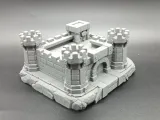 Fantasy Dwarf Castle Mini Terrain -Tabletop RPG DnD-0