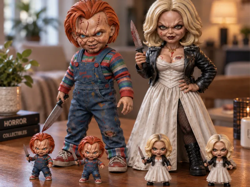 Chucky ve Nişanlısı Stephanie Figürü