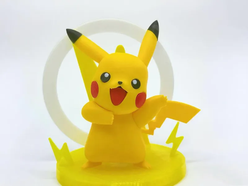 pikachu宝可梦25皮卡丘—欢乐站姿+磁吸灯底座