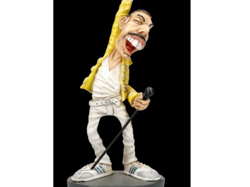 Stylized Caricature Freddie Mercury
