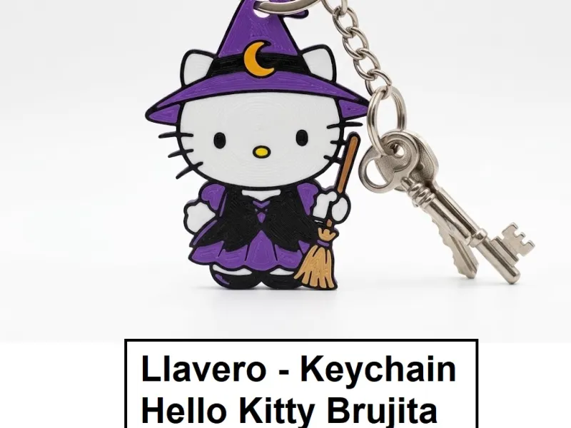 Llavero Hello Kitty Brujita