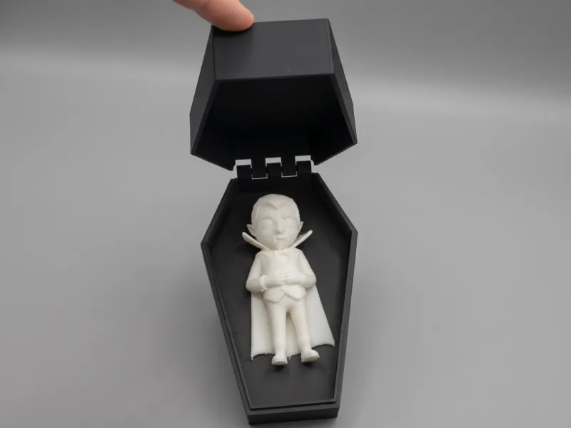 Caixão de Vampiro Sonolento (Impressão Integrada)