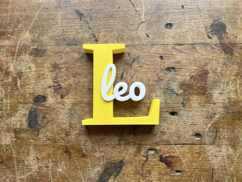 Wall Art Name Leo