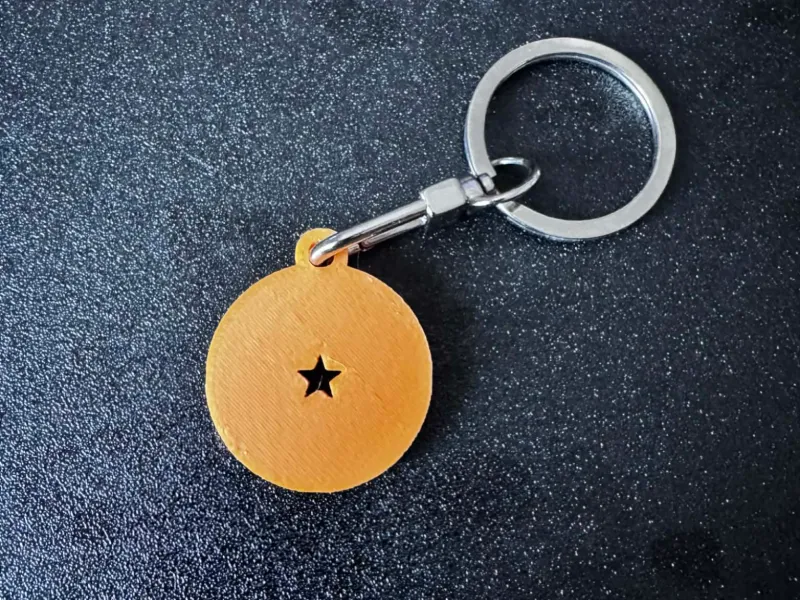Dragon Ball 1 Star Keychain