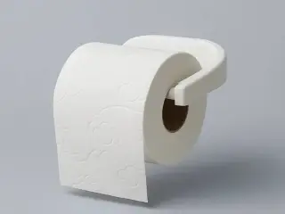 Minimalist Wall-Mount Papel Rolls Holder