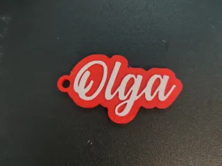 Olga keychain - llavero