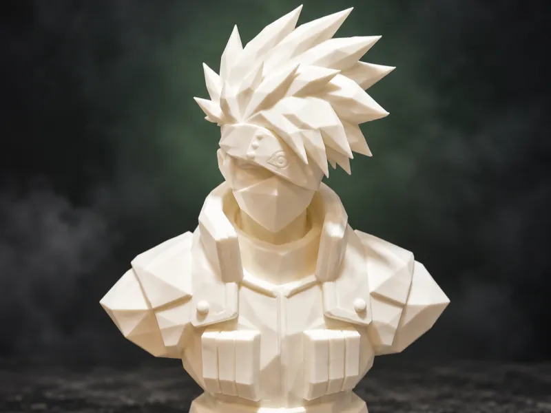Kakashi Hatake Low Poly Bust – Naruto