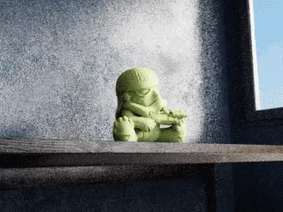 Chibi Baby Stormtrooper – Mini Galactic Trooper