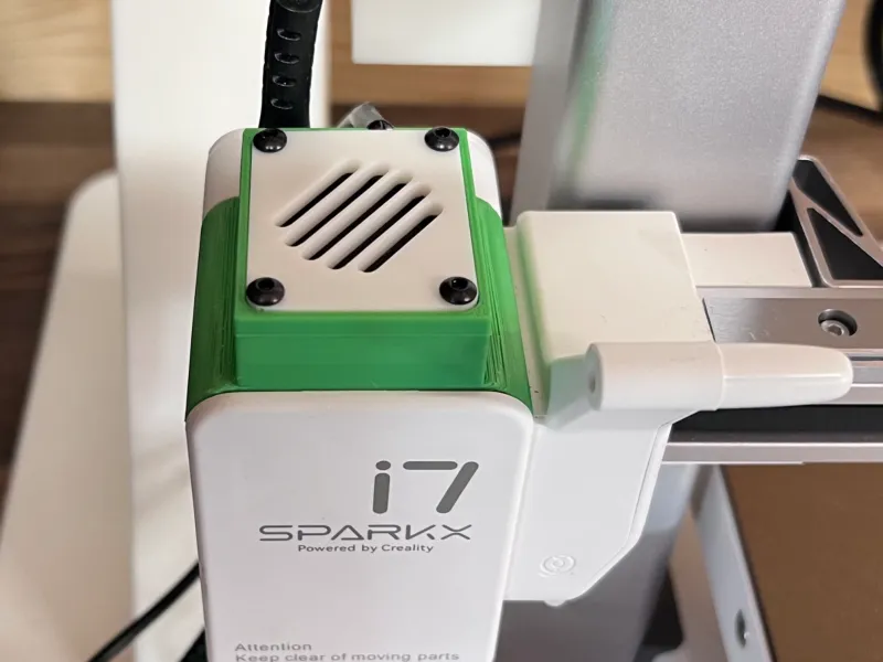 SparkX Модификация вентилятора оси X