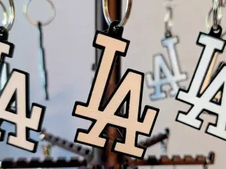 LA Logo Keychain - Print and Sell